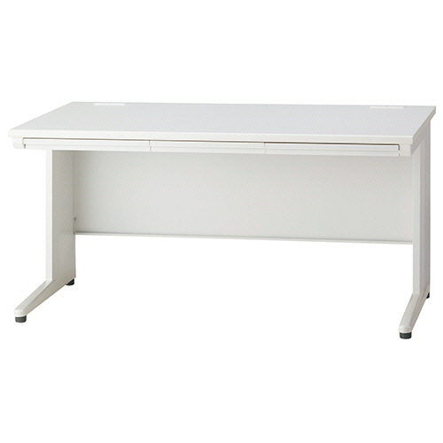 たのめーる】エランサ オフィスデスク 平デスク 幅1400mm ホワイト
