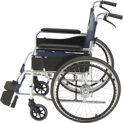 たのめーる】マキテック 車いす(自走式・背折れタイプ) 緑チェック EW