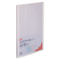 たのめーる】TANOSEE クリアファイル A4タテ 10ポケット 背幅8mm