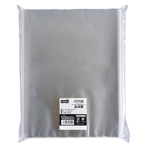 たのめーる】TANOSEE OPP袋 フラット A4用 225×310mm 1セット(5000枚