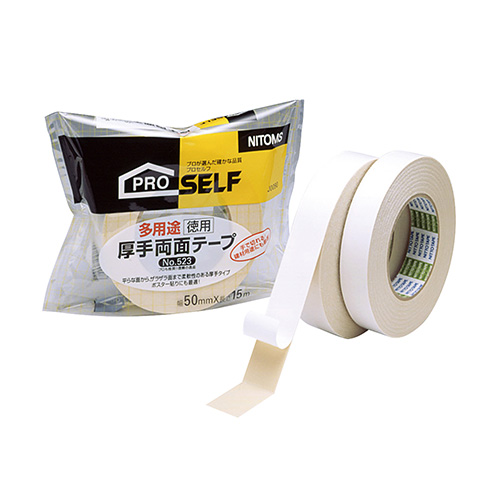 たのめーる】ニトムズ 多用途 厚手両面テープ No.523 徳用 50mm×15m