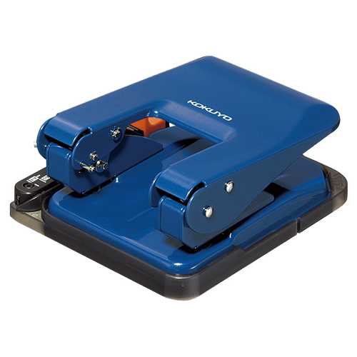 たのめーる】コクヨ 2穴パンチ ラクアケ 37枚穿孔 青 PN-G37B 1台の通販