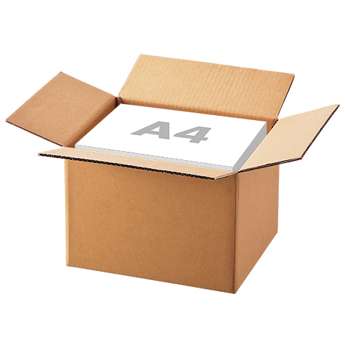 たのめーる】TANOSEE 無地ダンボール箱 A4判対応 Aフルート 高さ250mm