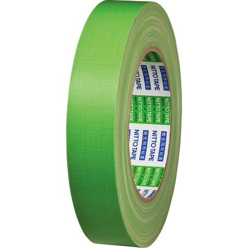 たのめーる】日東電工 ニトクロステープ 25mm×25m 厚み0.35mm 緑 7500