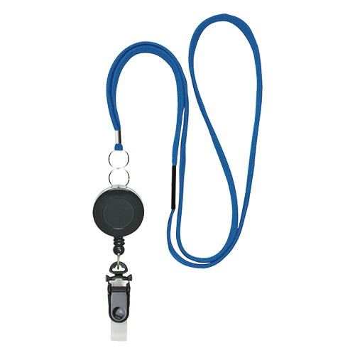 たのめーる】ソニック リール式吊り下げひも 青 NF-569-B 1本の通販