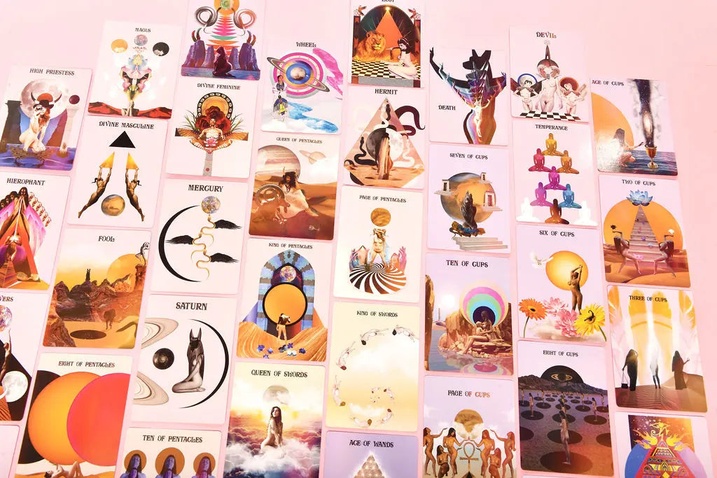 She Wolfe Tarot | Fourth Edition by SERPENTFIRE | Pink Tarot Deck