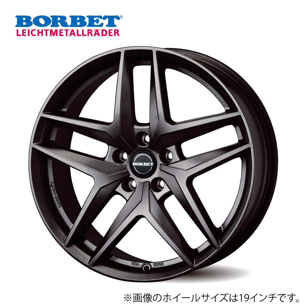 type Z ダークグレーマット サイズ:19x8.0(39)112-5H 66.6φ(Z7204