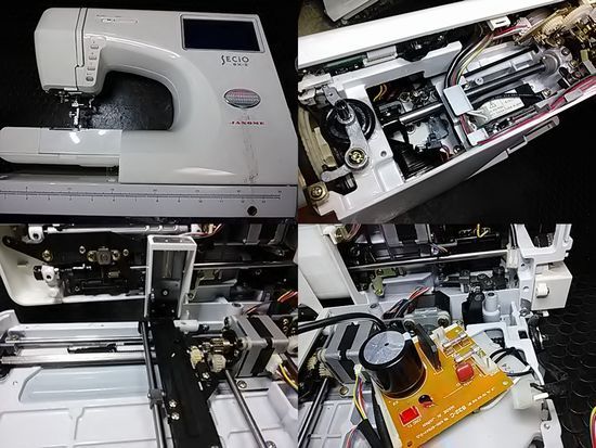 ジャノメ｜セシオEX-2｜ミシン修理｜スイッチを入れたら電源が落ちて