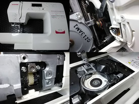 ジャノメ｜CX-11｜808型｜ミシン修理｜はずみ車が固くて回らない
