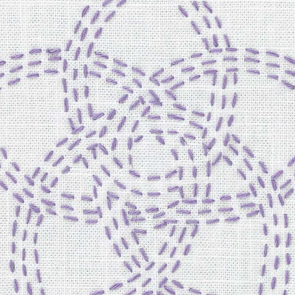 ホビーラホビーレ 刺し子のマルチクロス［花模様］: キット｜手づくり