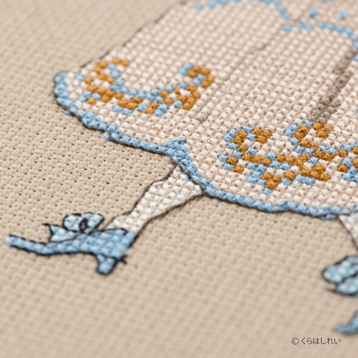 くらはしれいさんのクロスステッチ［ワッフル］: キット｜手づくり