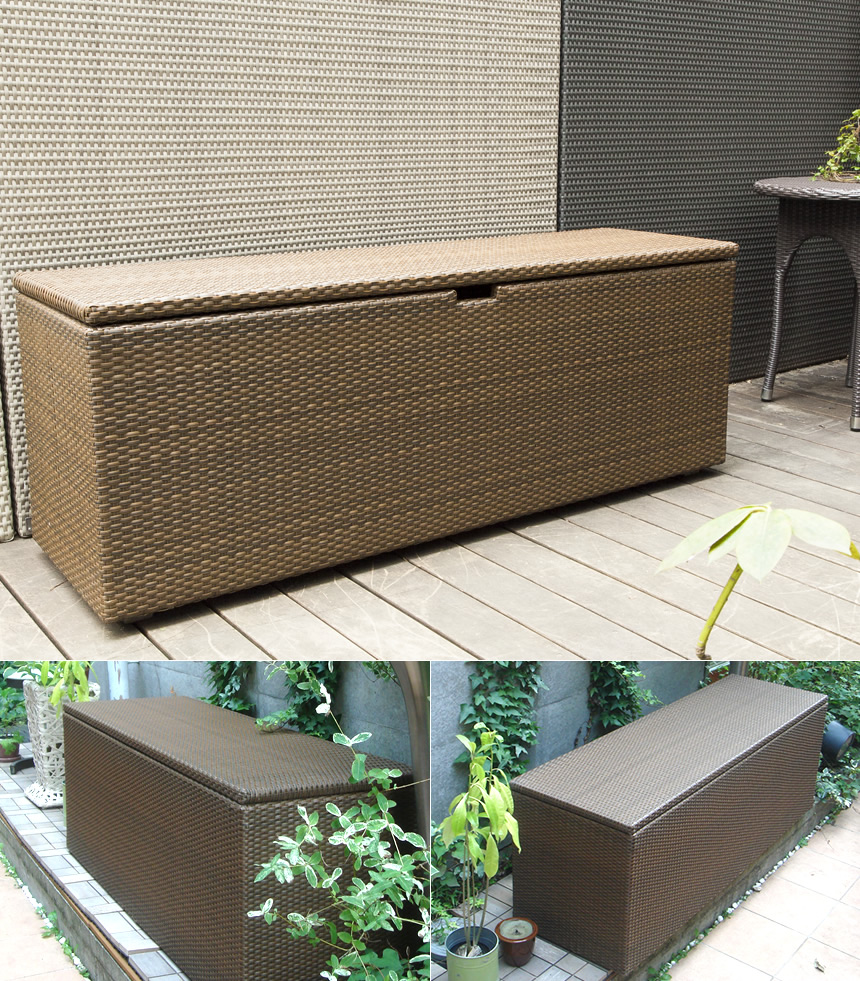 デュラウェララタンの収納ボックスベンチ（BOX-BENCH） | GISELE