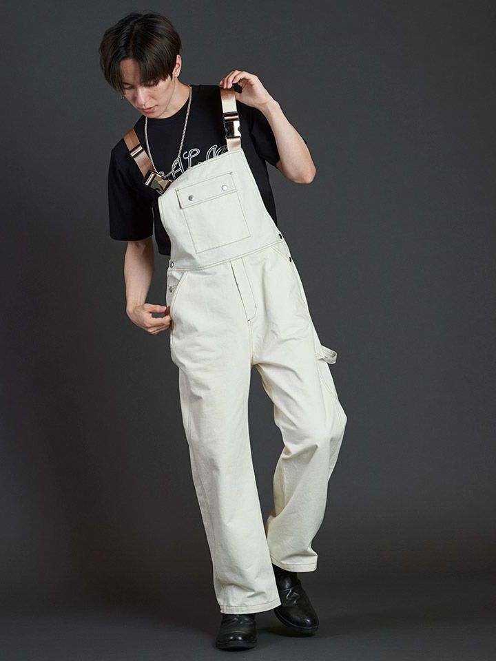 NO ID. - オーバーオール / アイボリー | BRYAN