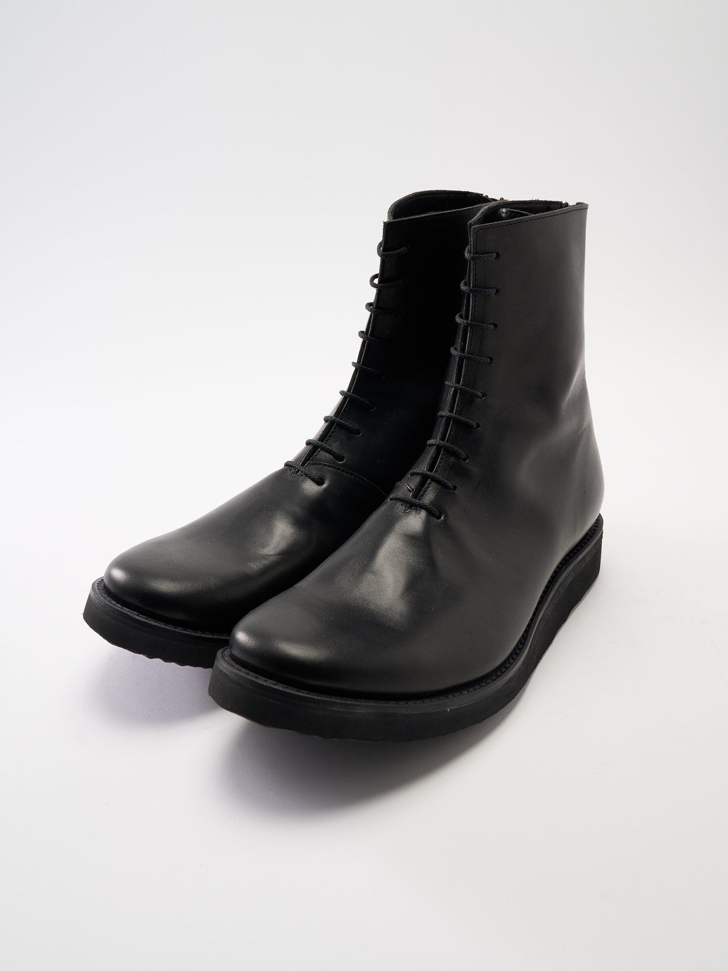 wjk - 【予約品】 back zip boots(function sole) /ミドルブーツ
