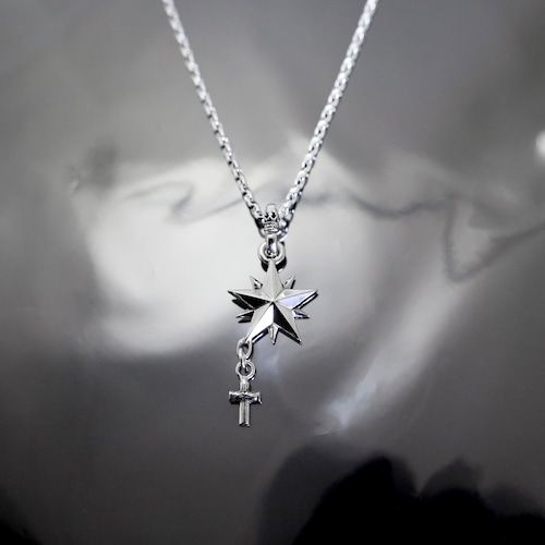 GODSIZE - 《受注生産》10P STAR with CROSS NECKLACE / 10ピークス