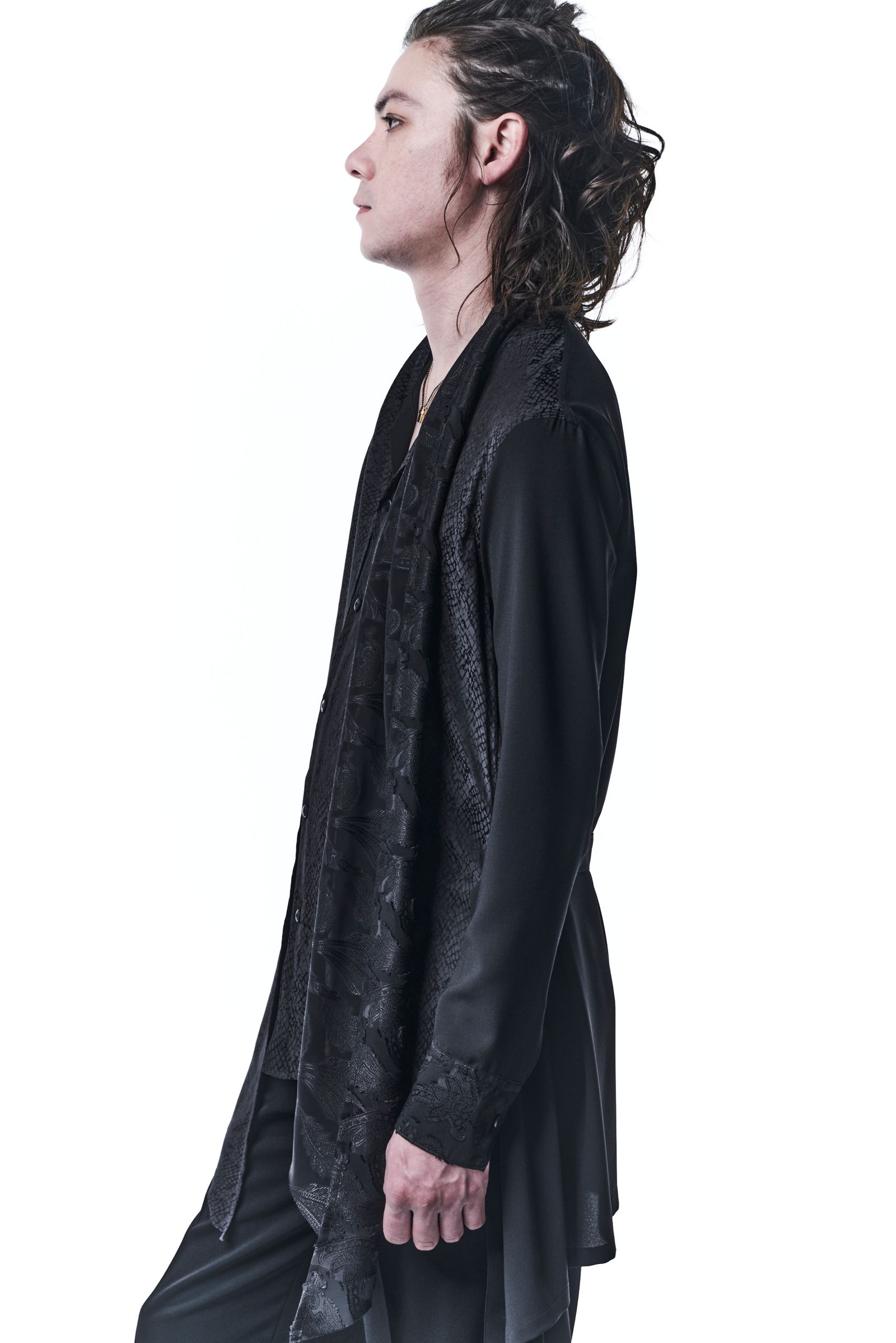 kiryuyrik - StoalShirts シャツ CrazyPattern / Black 【kiryuyrik