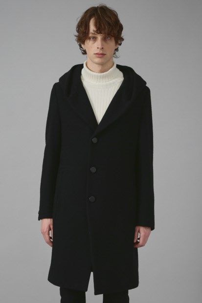 5351 POUR LES HOMMES - フーディー コート / ブラック 【5351