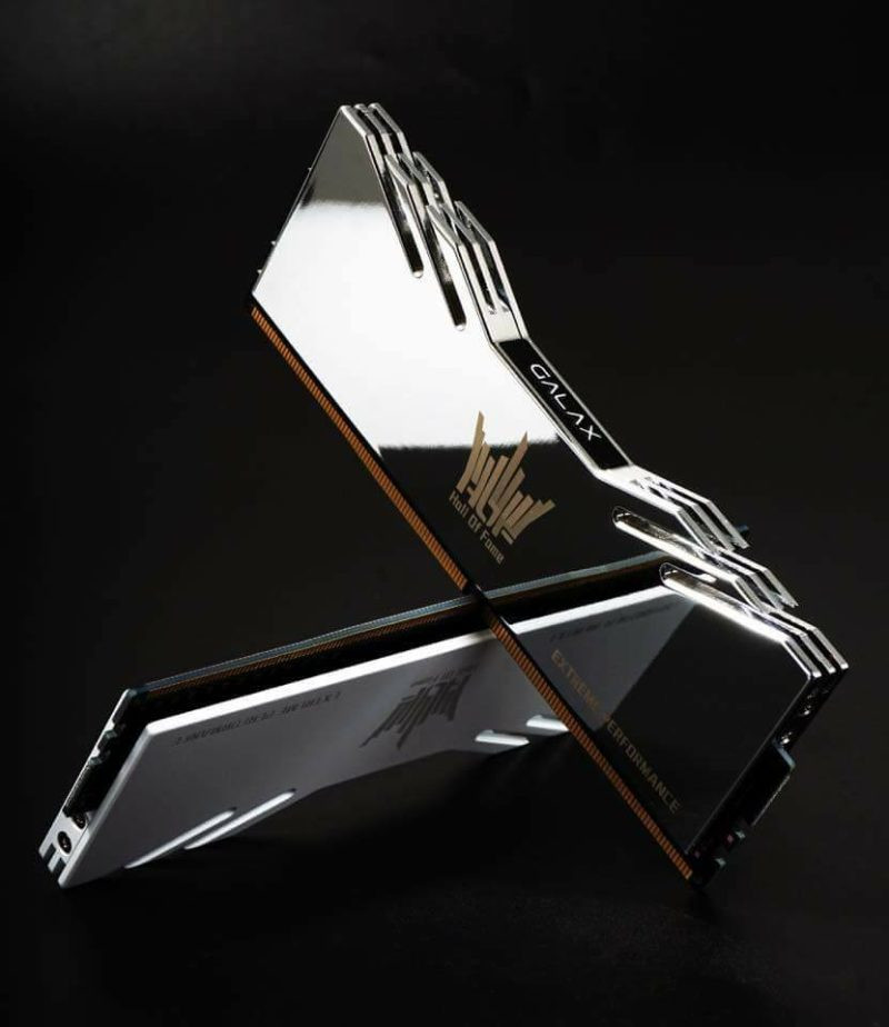 GALAX HOF Extreme Limited Edition Chrome-Plated DDR4 Modules Now