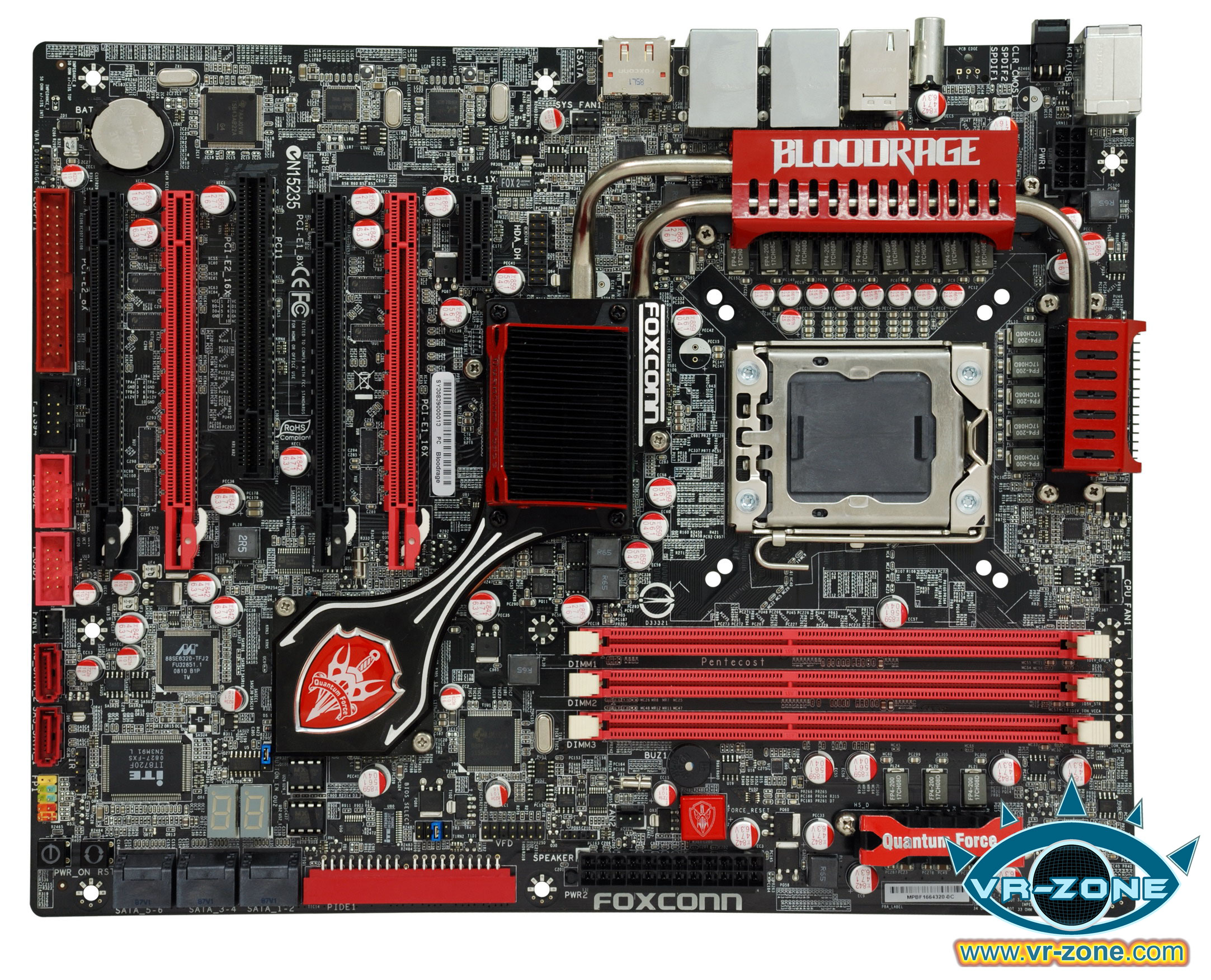 Foxconn Quantum-Force Blood Rage Release Grade Motherboard