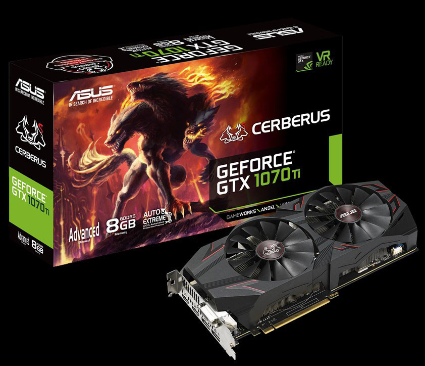 ASUS Intros GeForce GTX 1070 Ti Cerberus Graphics Card | TechPowerUp