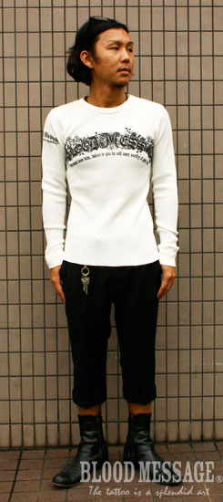 BLTL-030 | ロングスリーブ Tシャツ | BLOOD MESSAGE