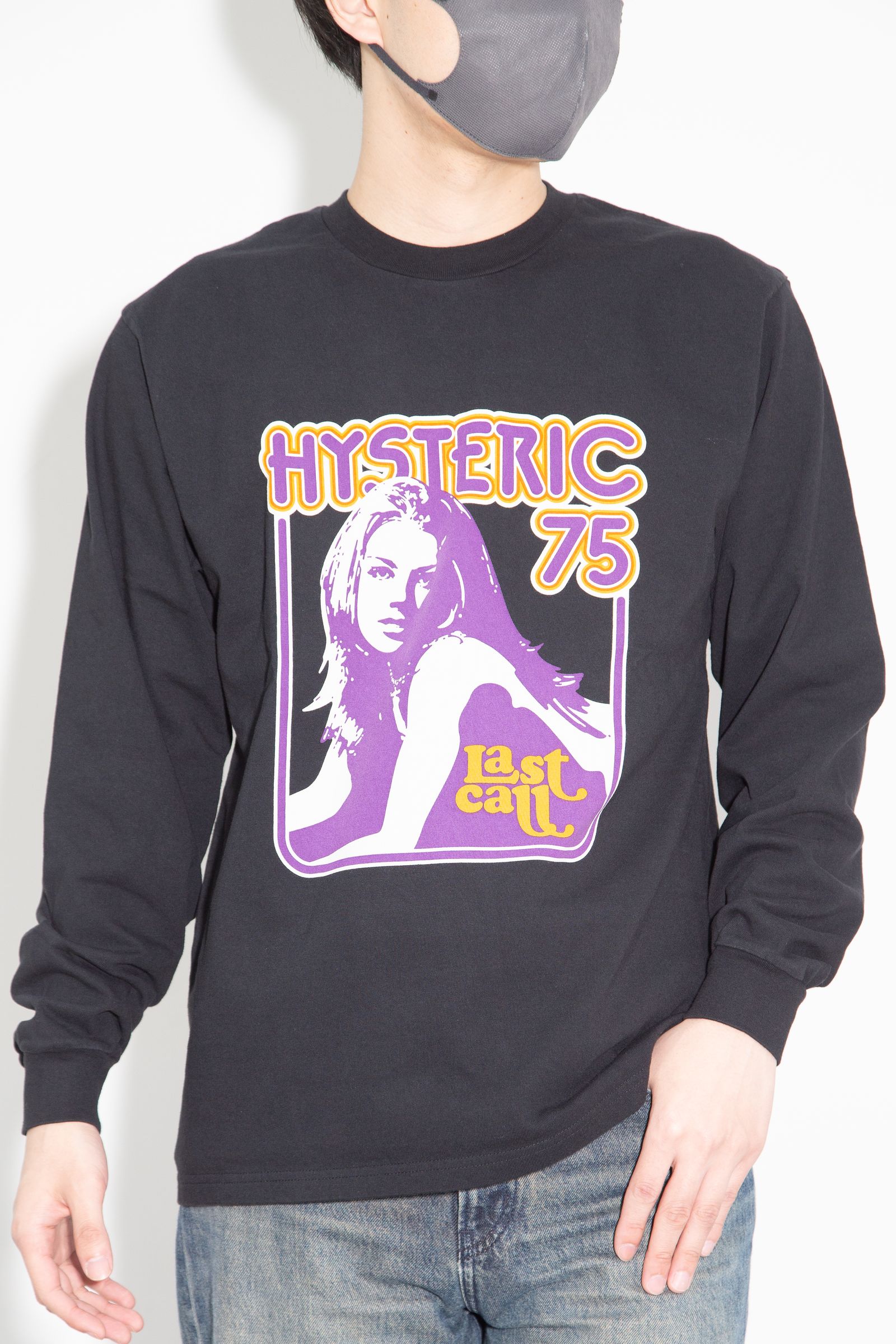 HYSTERIC GLAMOUR - LAST CALL 75 Tシャツ / ブラック | Tempt