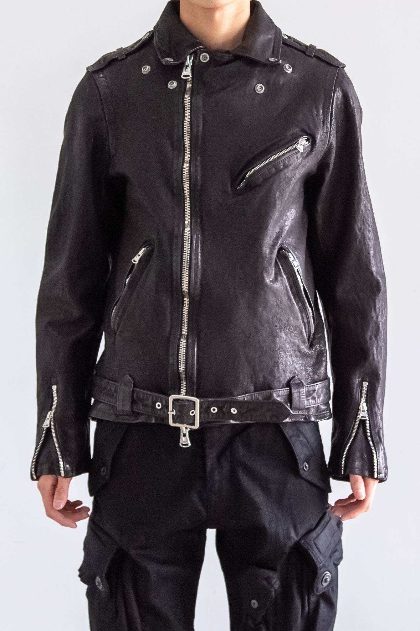 ISAMU KATAYAMA BACKLASH - JAPAN CALF NATURAL DYED “GARMENT-WASH