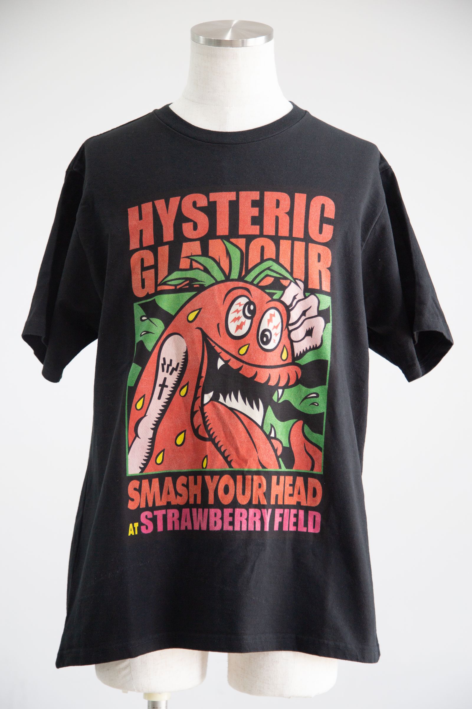HYSTERIC GLAMOUR - SMASH YOUR HEAD SBM Tシャツ / ブラック | Tempt