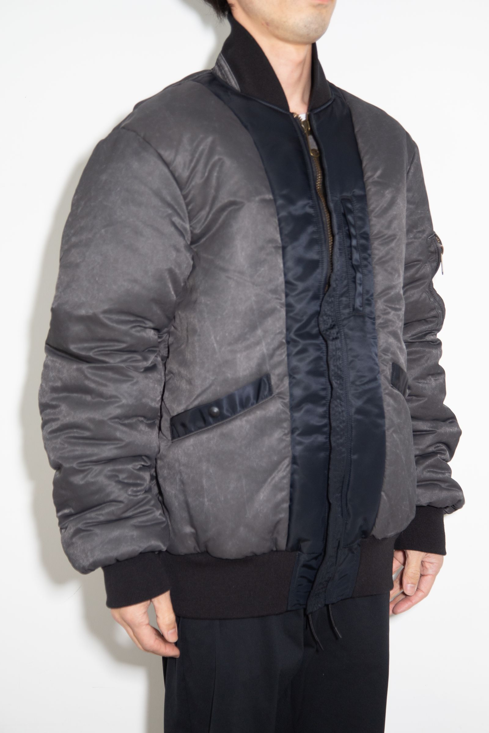 RIPVANWINKLE - [ラスト1点 サイズS] MA-1 / ブラック | Tempt