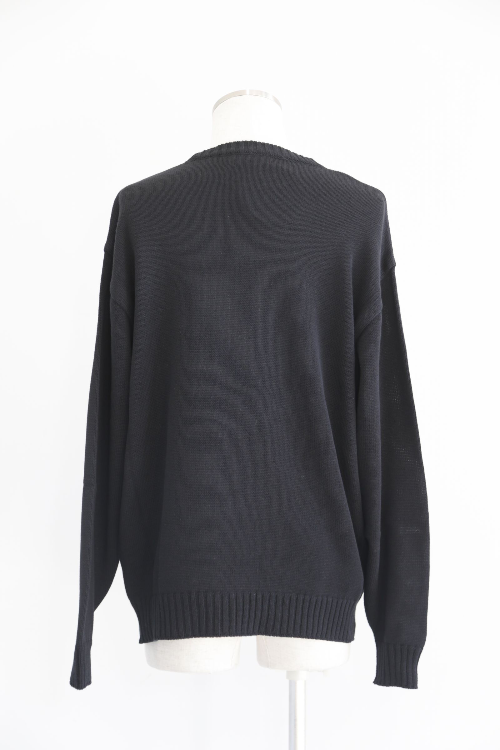 HYSTERIC GLAMOUR - HYSTERIC TEDDYジャカード セーター / ブラック