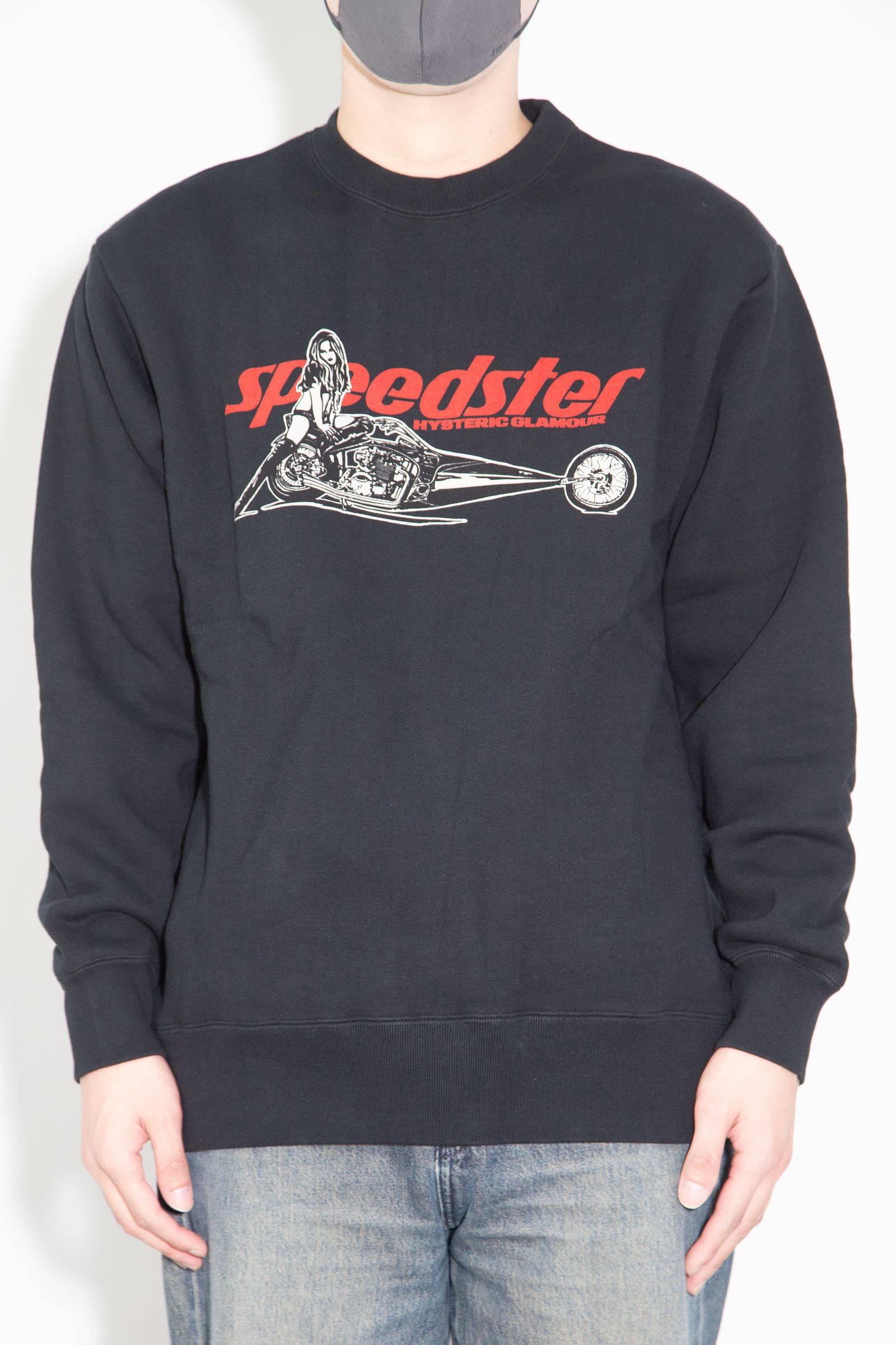 HYSTERIC GLAMOUR - SPEEDSTER スウェット / ブラック | Tempt