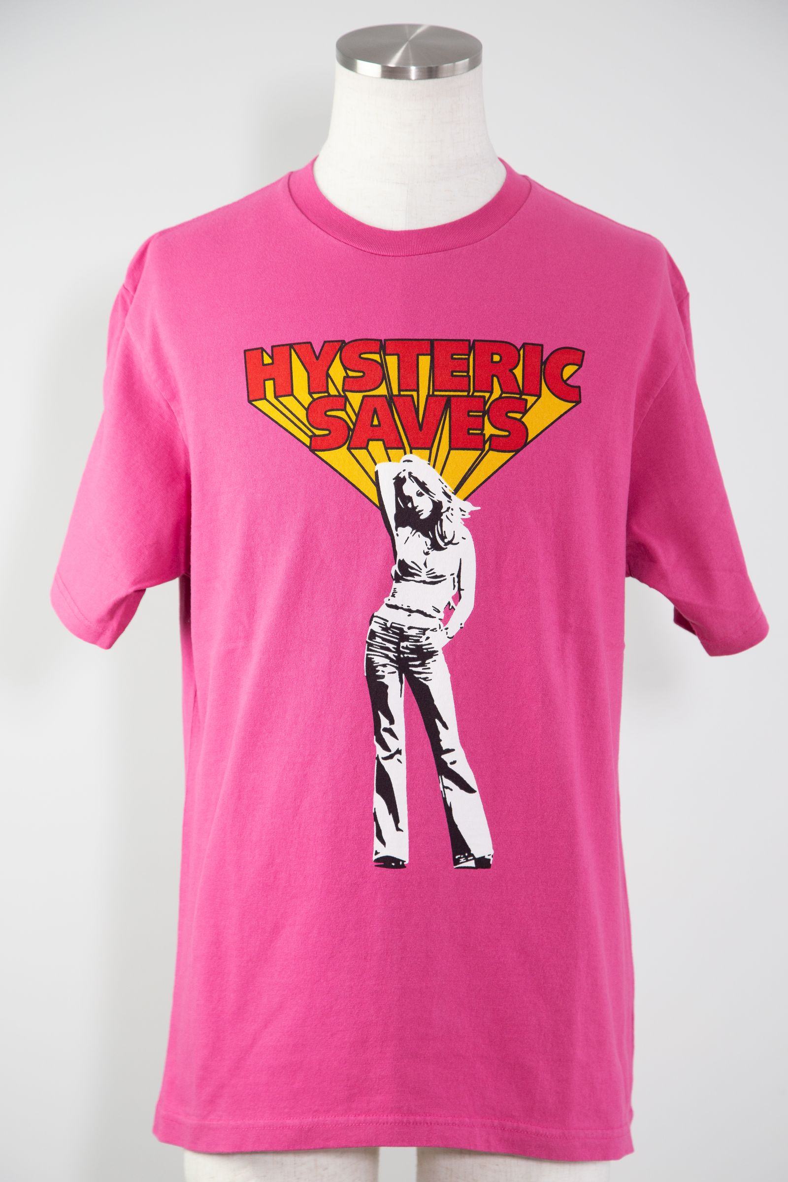 HYSTERIC GLAMOUR - HYSTERIC SAVES Tシャツ / ピンク | Tempt