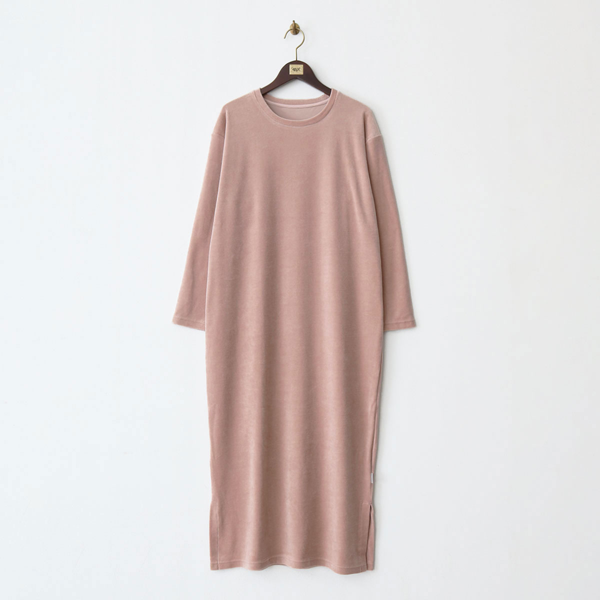 オーガニックコットンベロア レディースワンピース(FREE