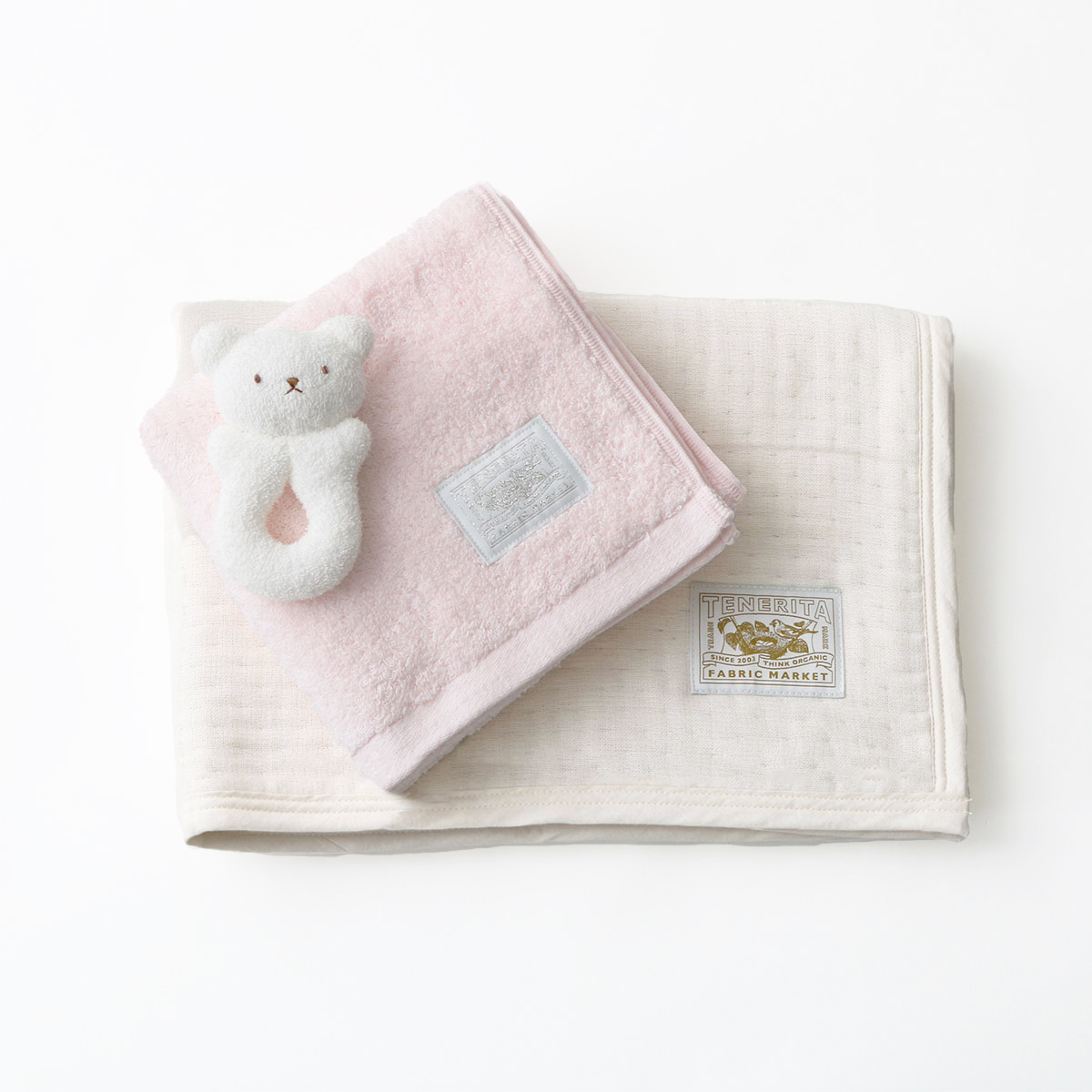 6重ガーゼケット&超甘撚りエクストラリッチフェイスタオル&くまさん