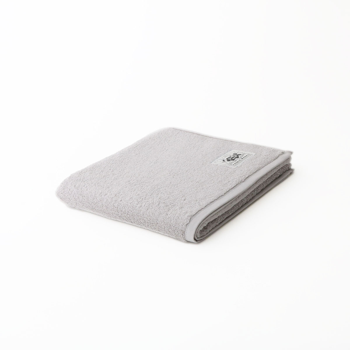 超甘撚りバスタオルショート1枚&フェイスタオル2枚セット(ライトグレー
