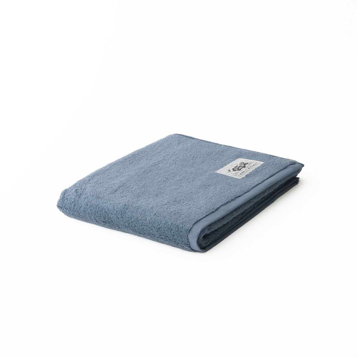 超甘撚りバスタオルショート2枚セット(ブルーグレー・ローズ)(FREE