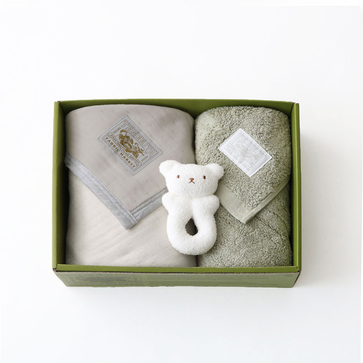 6重ガーゼケット&超甘撚りエクストラリッチフェイスタオル&くまさん