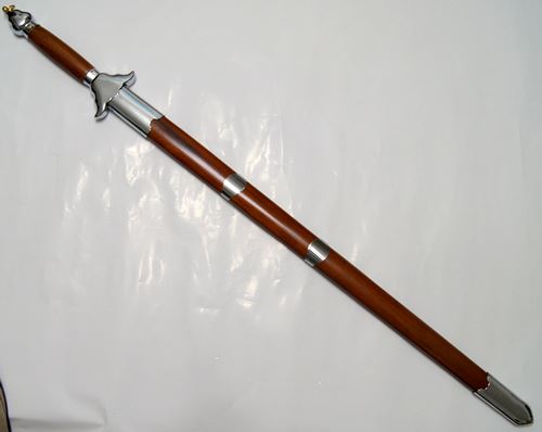 演武用ジュラルミン製鞘付・高級単剣 - 横浜中華街天宝堂本店