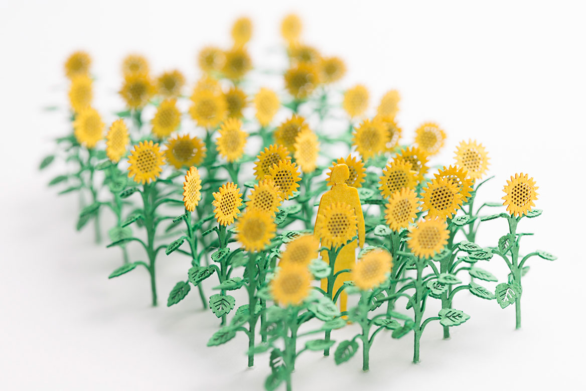 1/100建築模型用添景セット No.68 ひまわり編 - 製品リスト／ネット