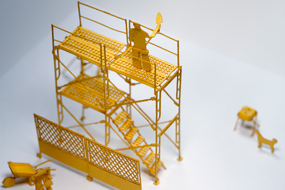 1/100建築模型用添景セット No.12 工事現場編 - 製品リスト／ネット