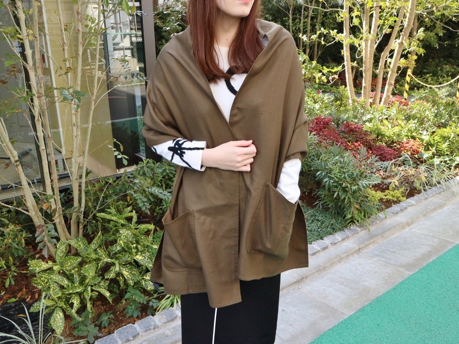 HERMES／エルメス】マルジェラ期ダブルフェイスカシミヤポケット