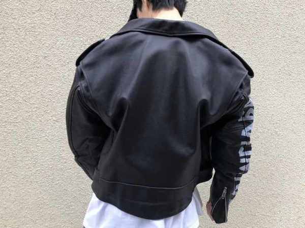 BALENCIAGA / バレンシアガ より PAINTED BIKER JACKET（ペインテッド