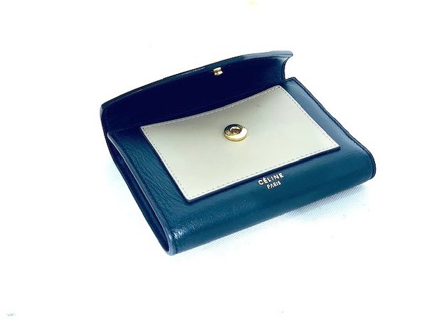 CELINE/セリーヌ】バイカラー3つ折り財布 W-SD-2185 新着入荷情報