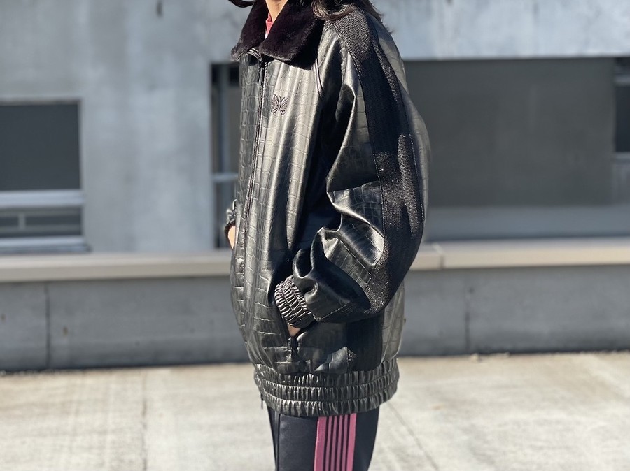 Needles/ニードルズ】Track Jacket - Faux Leather・20AW・HM234 入荷