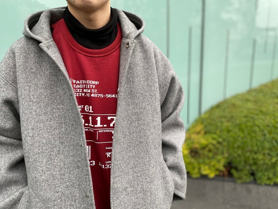 AURALEE/オーラリー】 HEAVY MELTON HOODED COAT…[2019.12.23発行