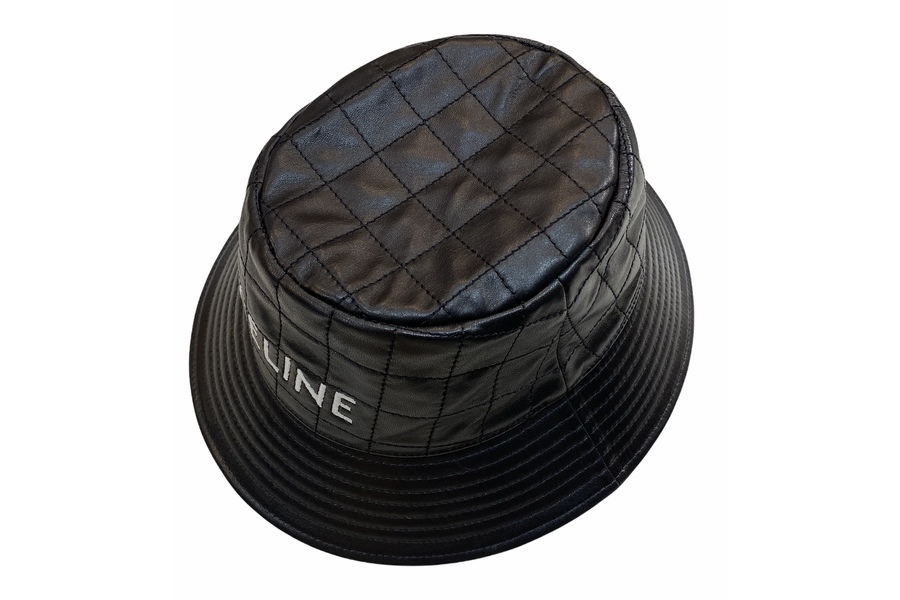 ☆買取強化ブランド☆【CELINE/セリーヌ】レザーバケットハット お