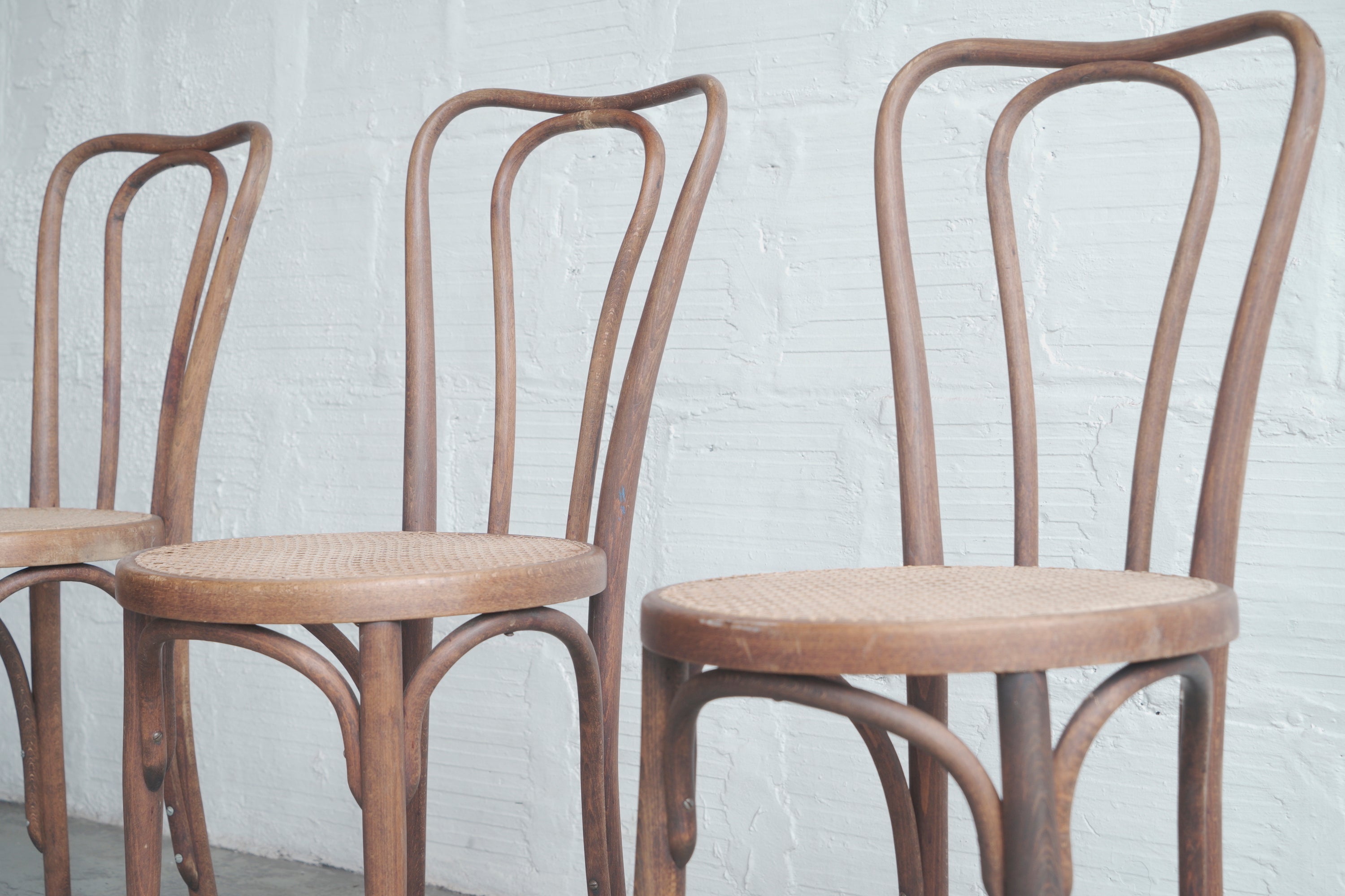 Early Jacob & Josef Kohn Bentwood Caned Chairs – The Good Mod