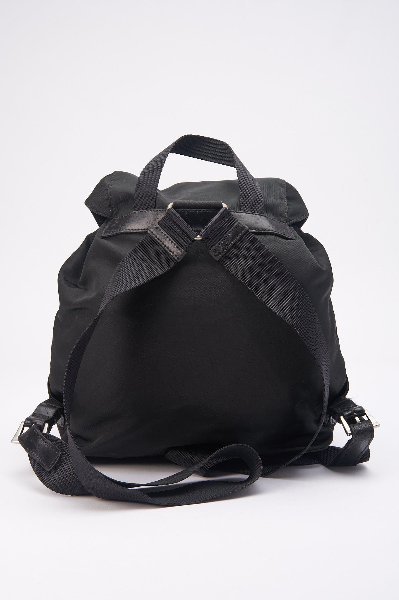 Prada Nylon Backpack - Black – The Hosta