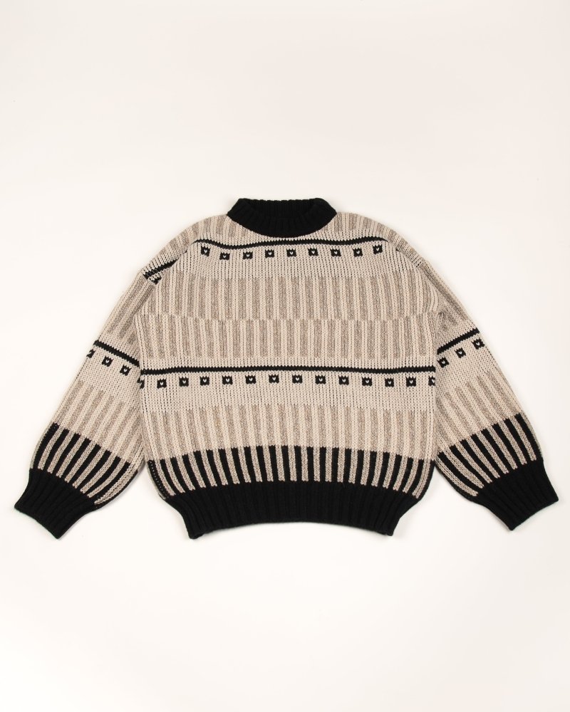 Ethno: Off-White Alpaca Wool Sweater – The Knotty Ones