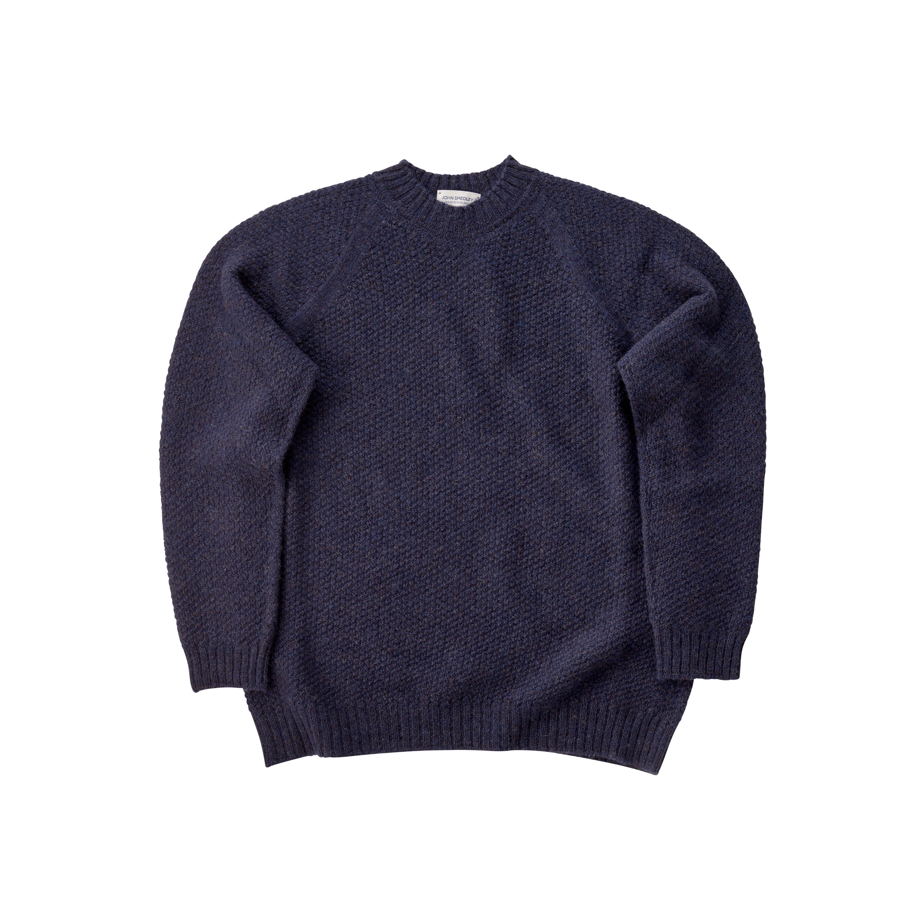 John Smedley Couper Woollen British Blue Pullover | The Merchant Fox